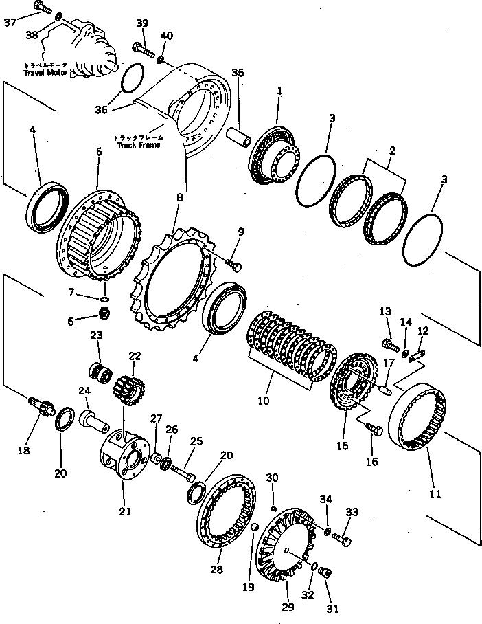 Шестерня 207-27-33191 KOMATSU