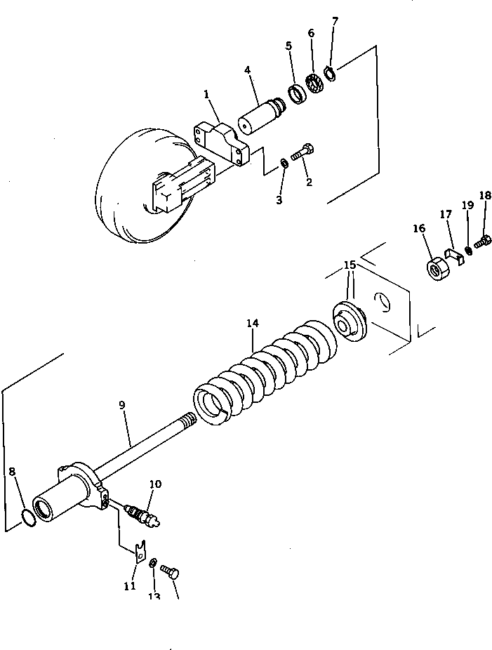 Пластина 207-30-34210 KOMATSU