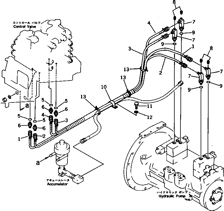 Шланг 207-62-33730 KOMATSU