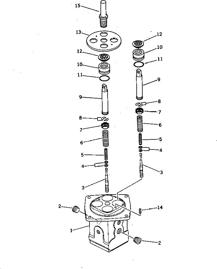 VALVE ASS'Y,L.H. 702-16-54000 KOMATSU