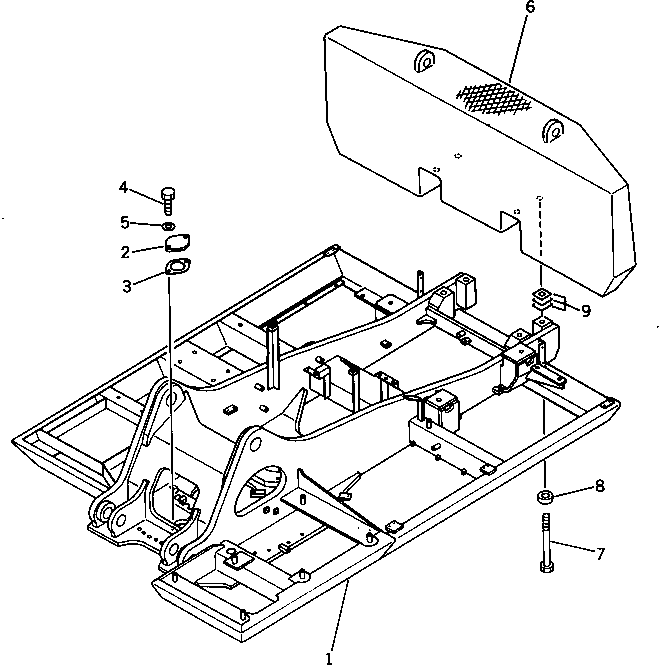 FRAME,REVOLVING 207-46-31111 KOMATSU