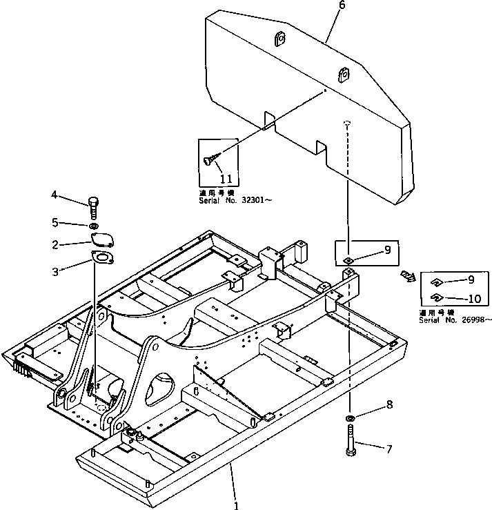 WEIGHT,COUNTER 205-46-72111 KOMATSU