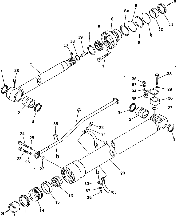 Трубка 205-63-62170 KOMATSU