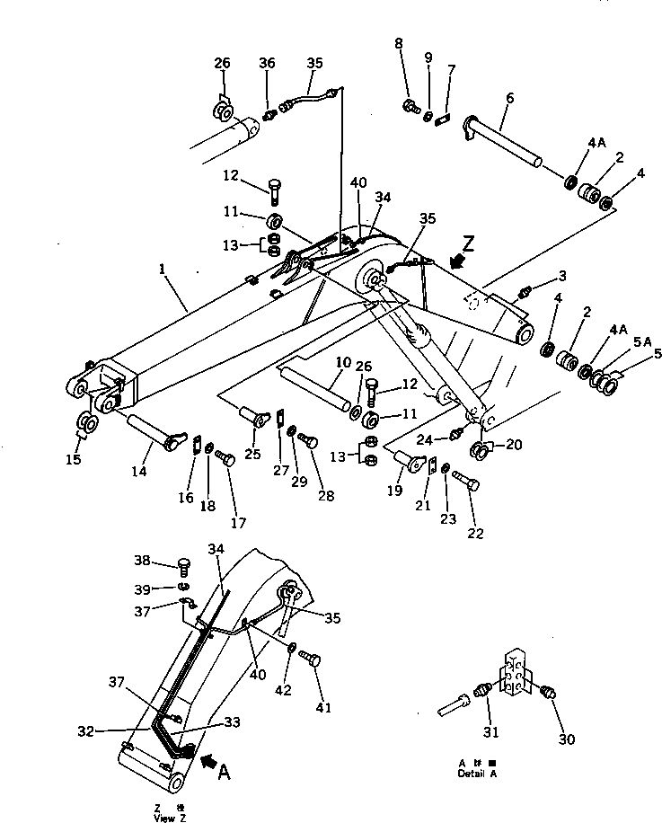 Распорка 1.5мм 205-70-61570 KOMATSU