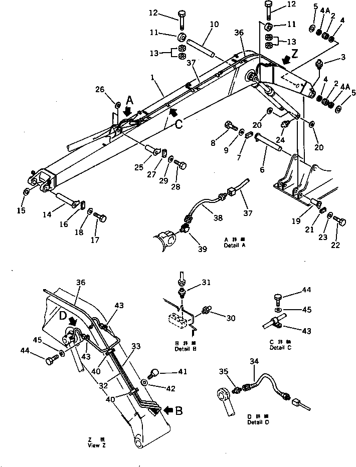 Трубка 206-949-5420 KOMATSU
