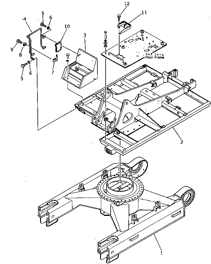 FRAME,REVOLVING 206-46-44320 KOMATSU