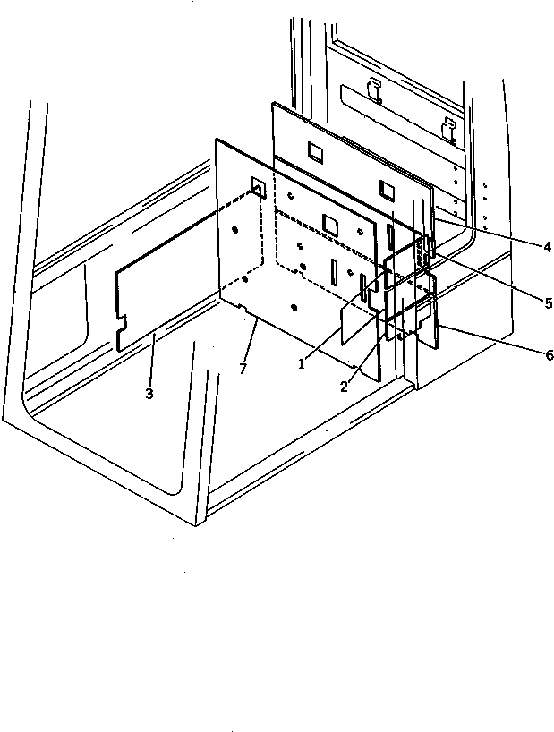 Лист 205-55-71471 KOMATSU