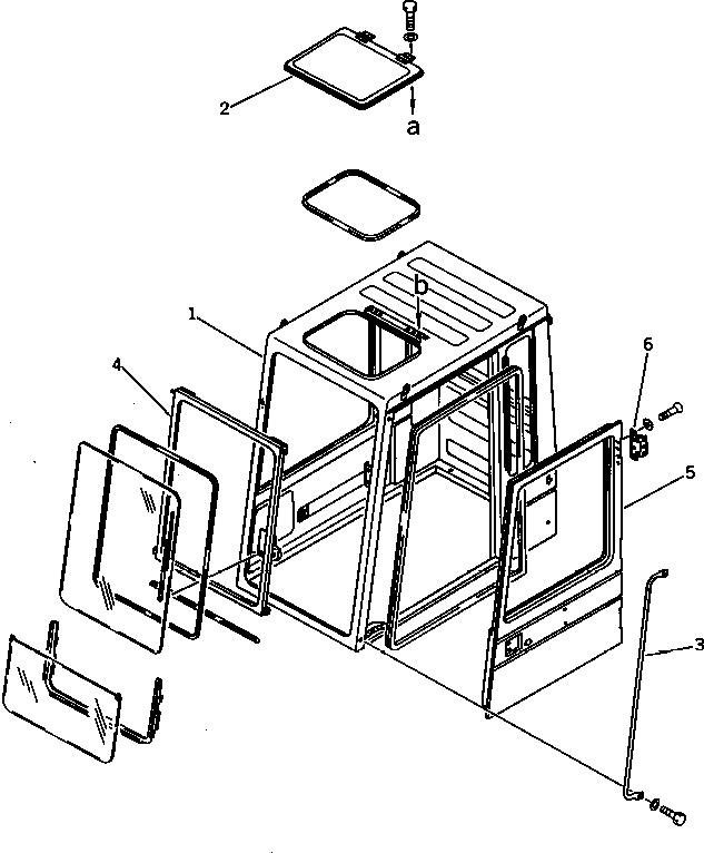 WINDOW,FRONT 205-54-73250 KOMATSU