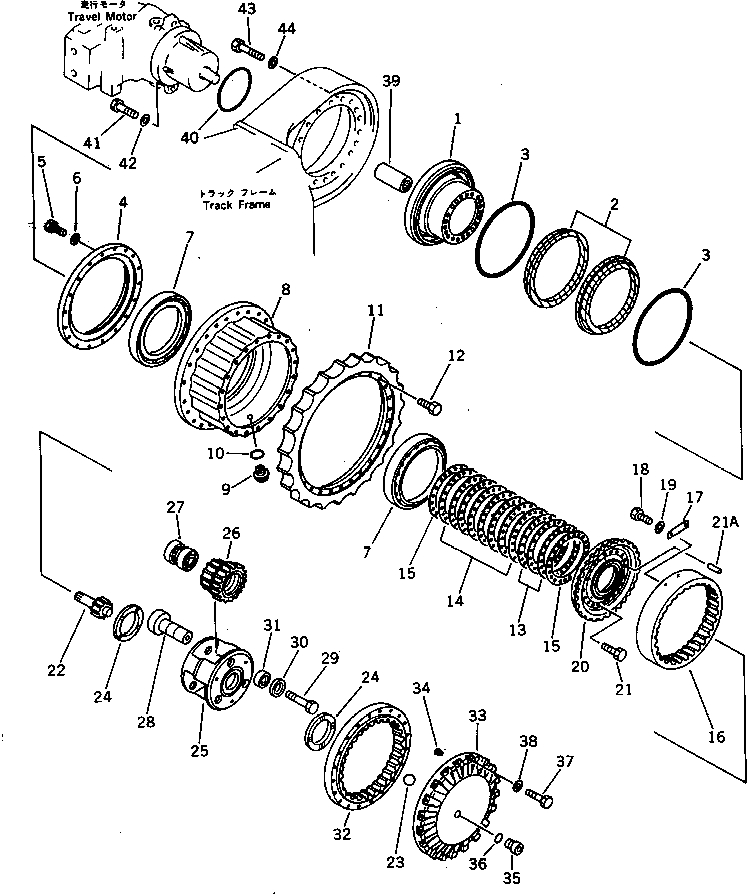 Подшипник 208-27-31270 KOMATSU