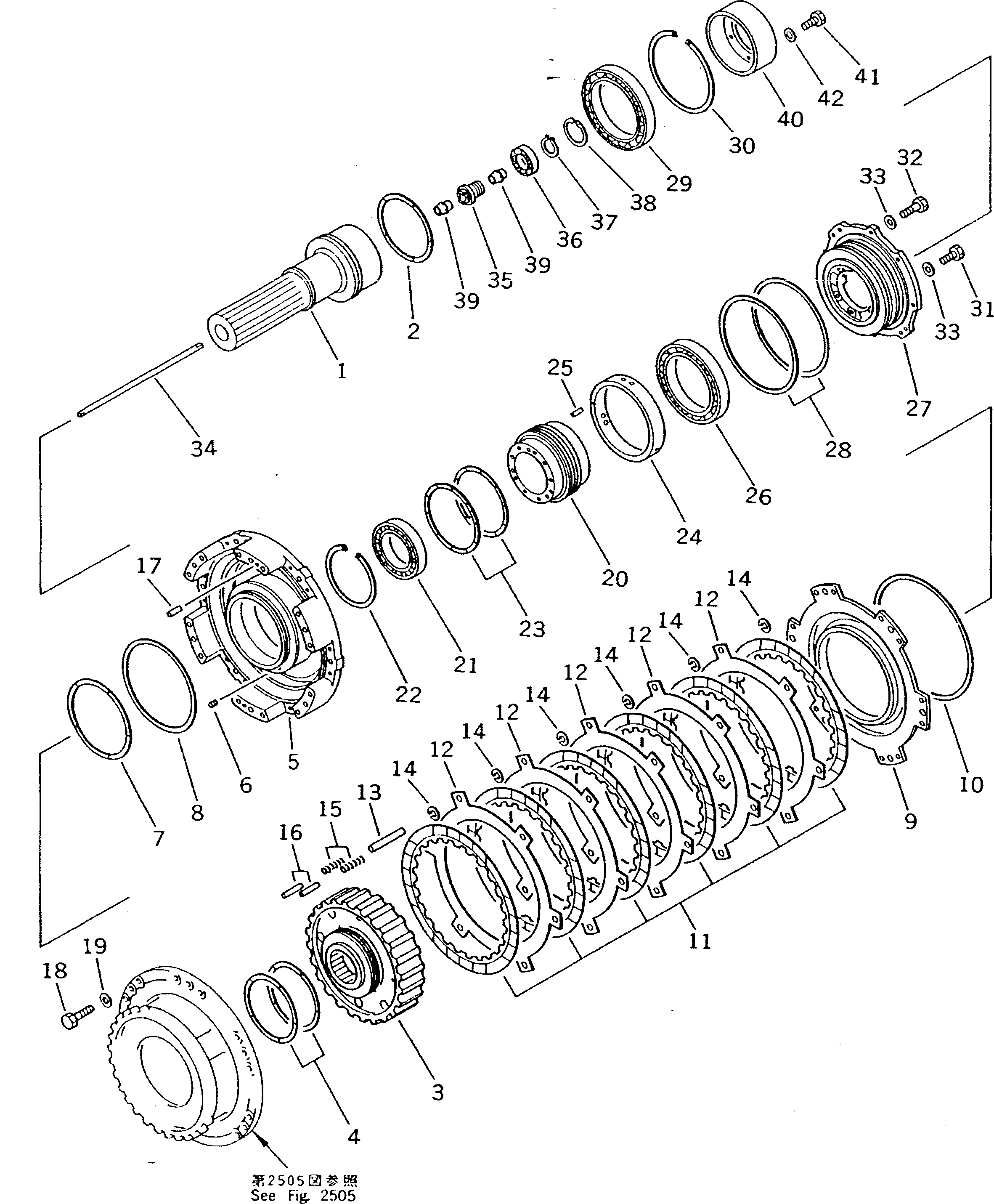 Подшипник 198-15-29310 KOMATSU