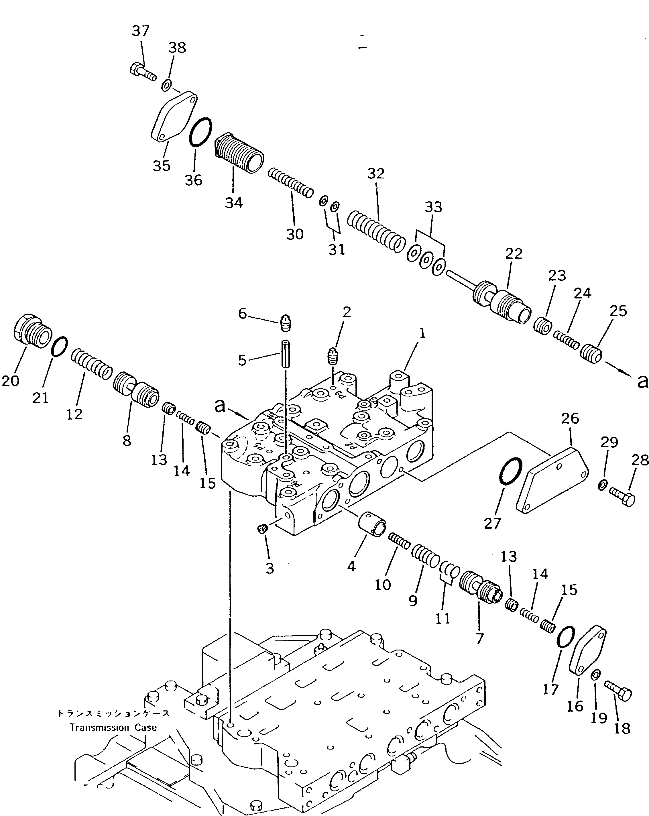 Клапан в сборе (198-15-01500) KOMATSU