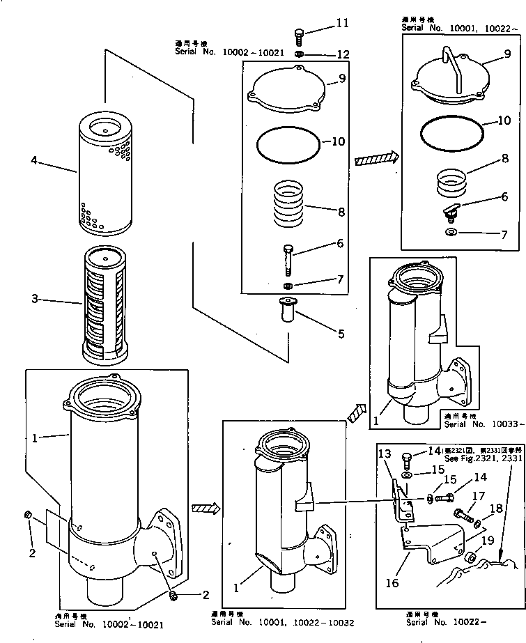 OIL STRAINER ASS'Y 198-49-00151 KOMATSU