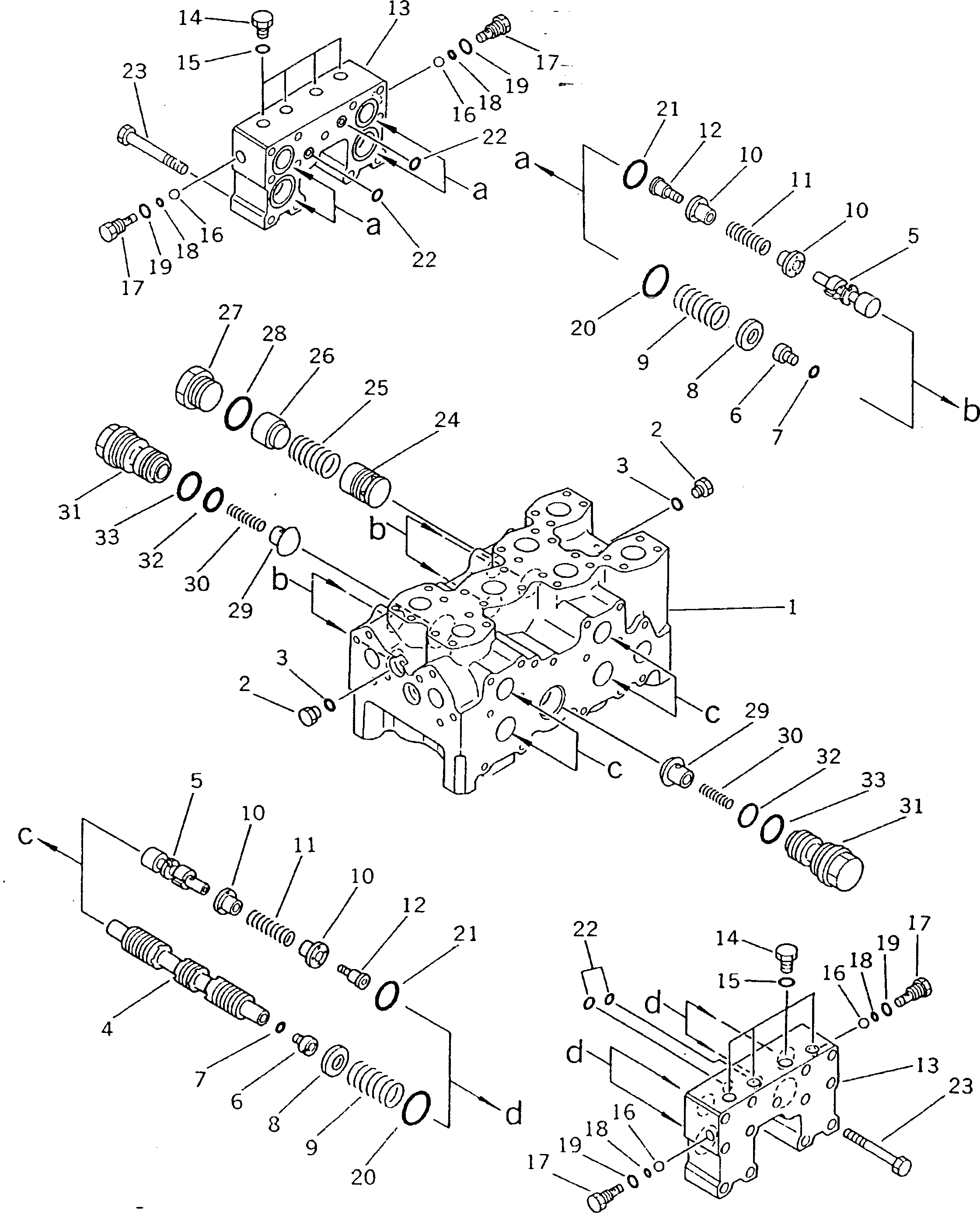 Клапан в сборе 709-62-21101 KOMATSU