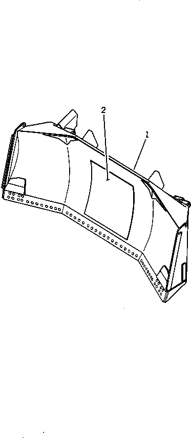 BLADE ASS'Y 198-72-15110 KOMATSU