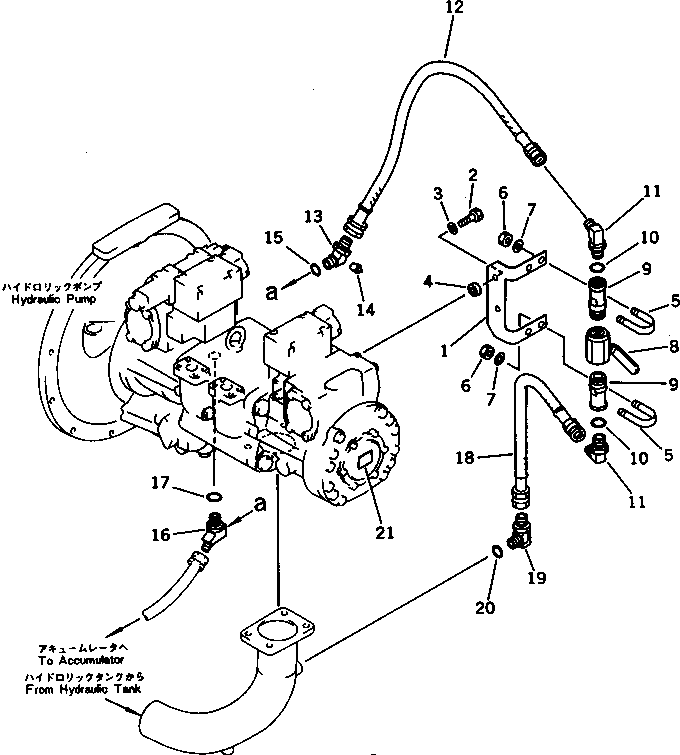 Предупреждающая табличка 208-00-14390 KOMATSU