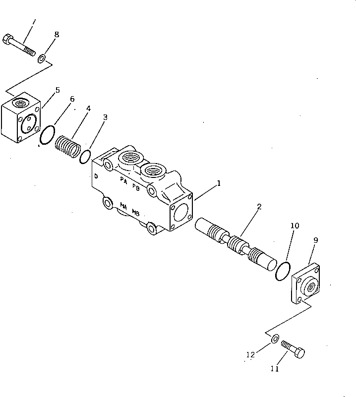 клапан в сборе 702-15-52001 KOMATSU