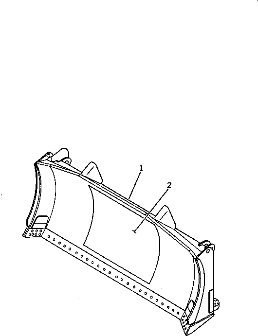 BLADE ASS'Y 195-937-5130 KOMATSU