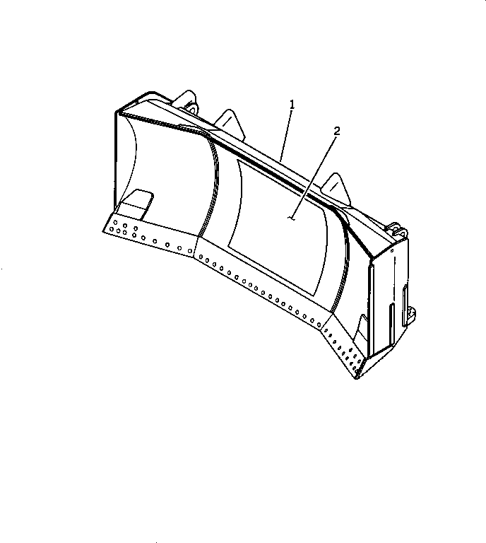 BLADE ASS'Y 195-937-5110 KOMATSU
