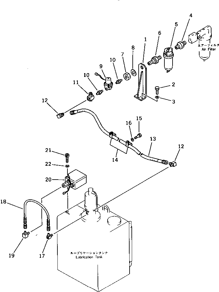 LUBRICATOR ASS'Y 07814-00400 KOMATSU