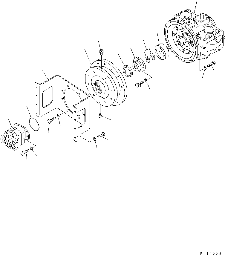 Фланец 22S-67-11170 KOMATSU