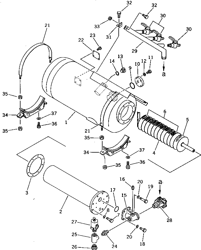 GAUGE,OIL LEVEL M710172025600 KOMATSU