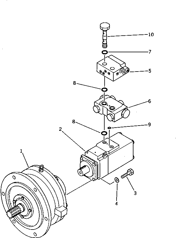 MOTOR A. 22S-60-11101 KOMATSU