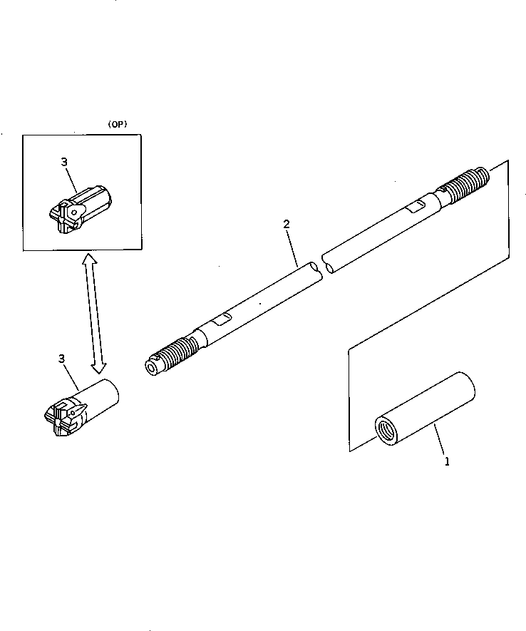 SLEEVE,T45 2923-80-1890 KOMATSU