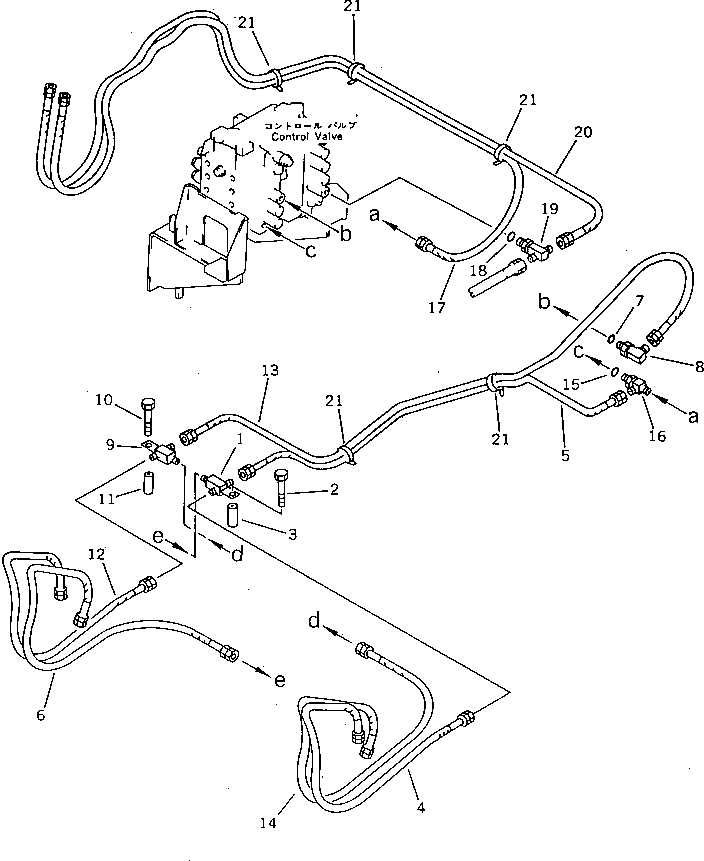 Шланг 07102-20396 KOMATSU