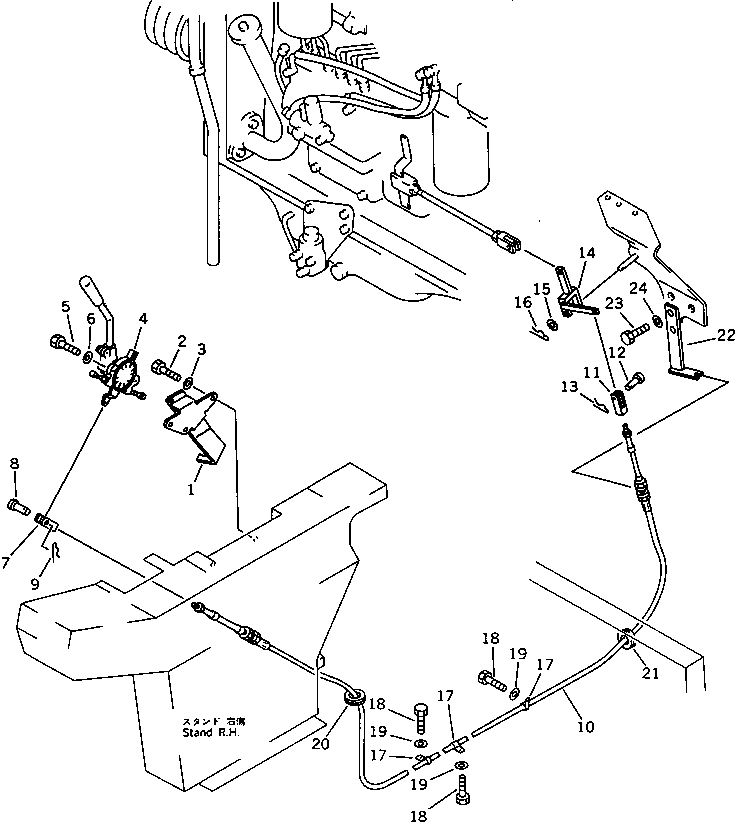 Кабель 209-43-51140 KOMATSU