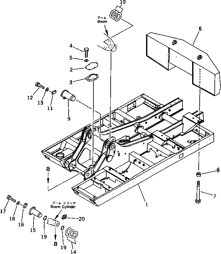 FRAME,REVOLVING 209-46-51211 KOMATSU