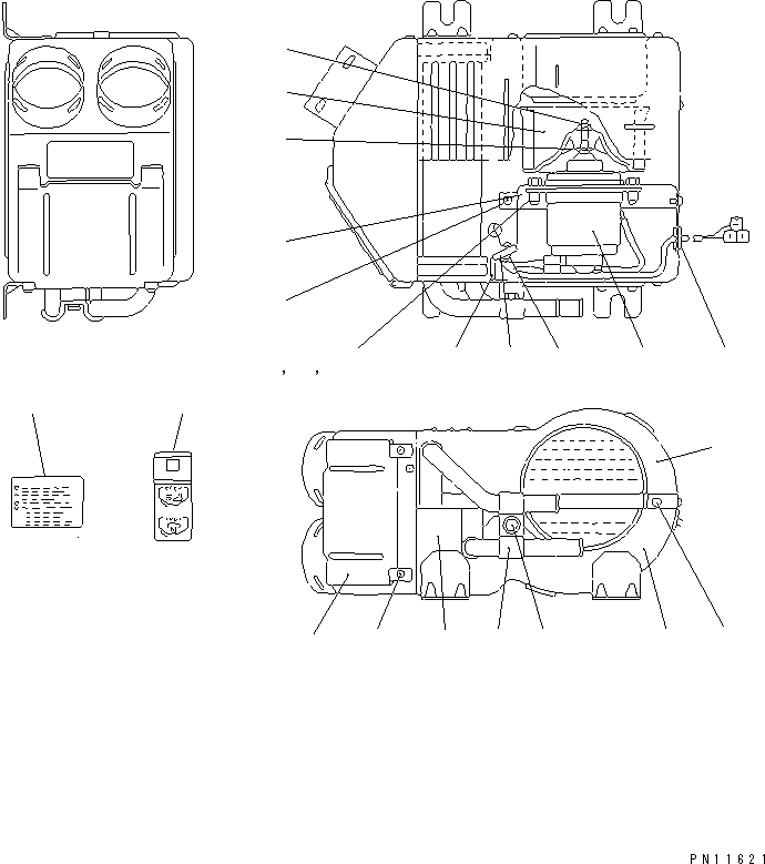 LETTERSTYLE,(NOT SHOWN) ND116403-0640 KOMATSU