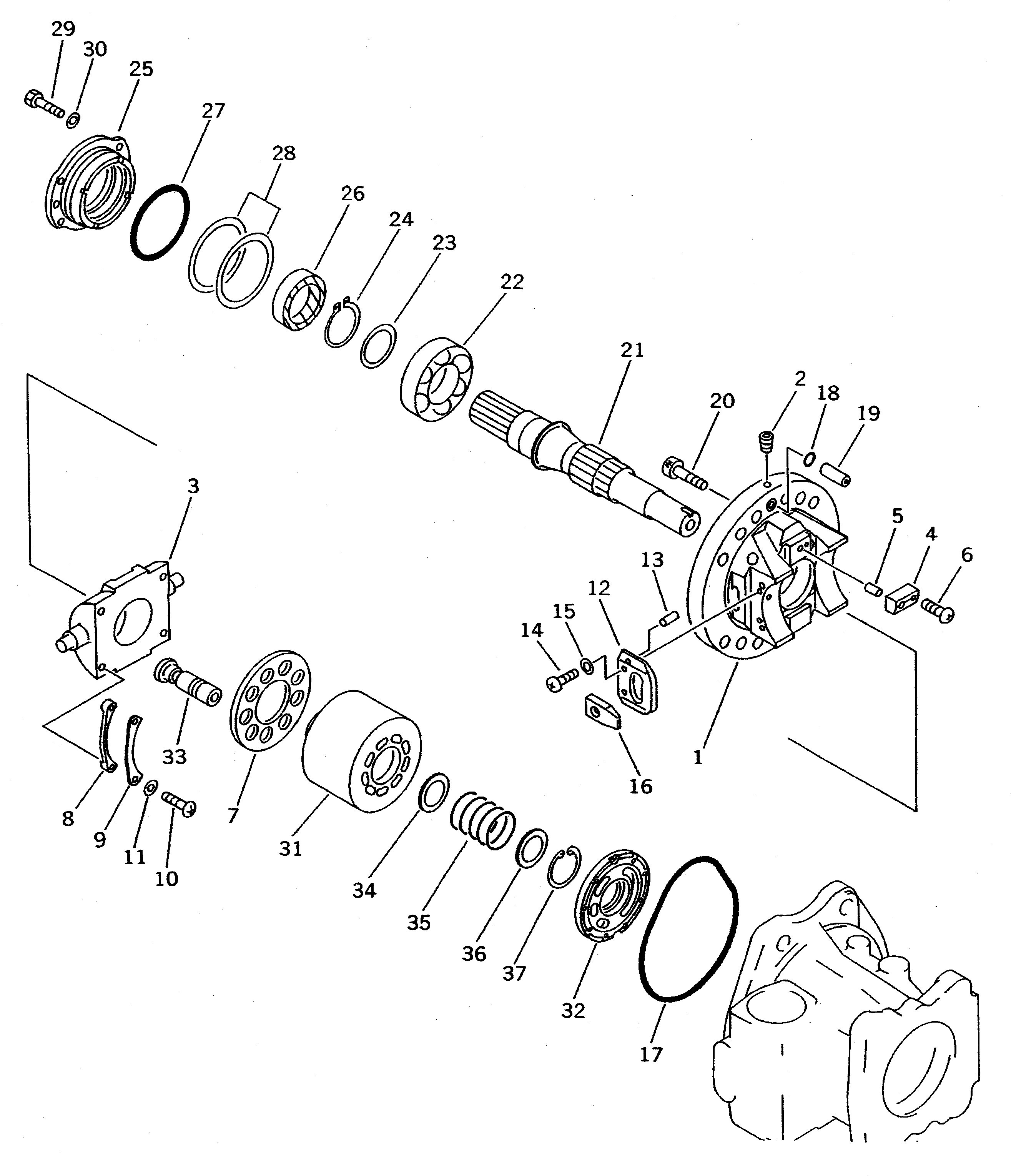 CYLINDER BLOCK A. \3\708-27-00282 KOMATSU