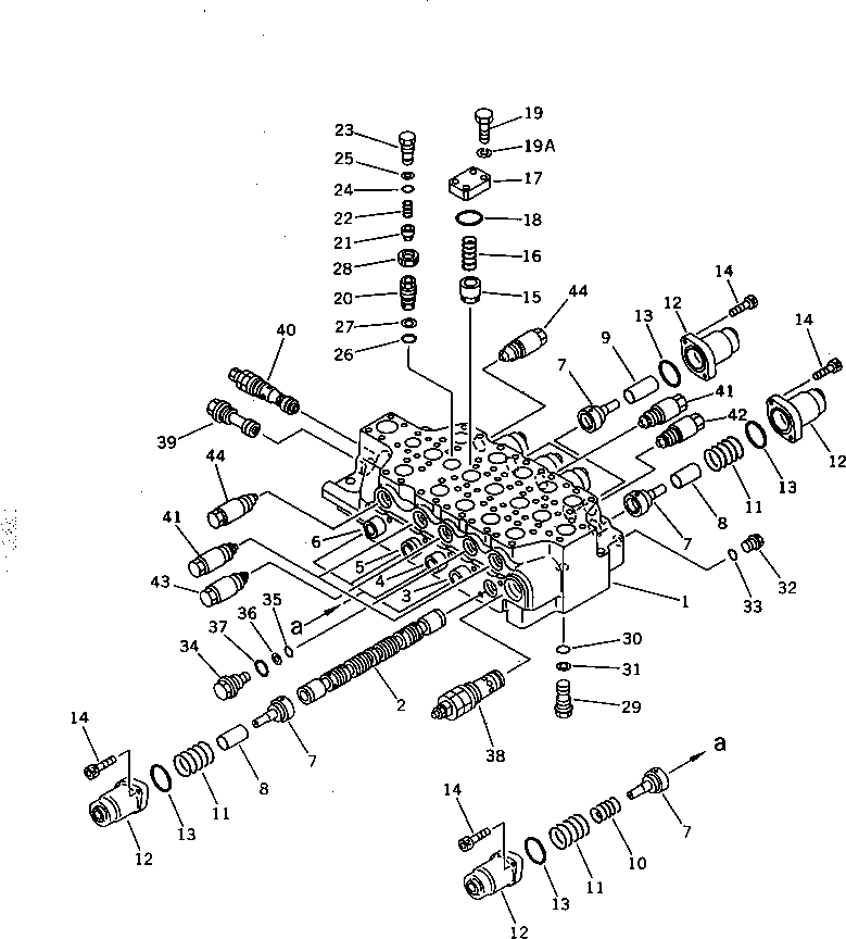 клапан в сборе ((\2\709-90-63200)) KOMATSU