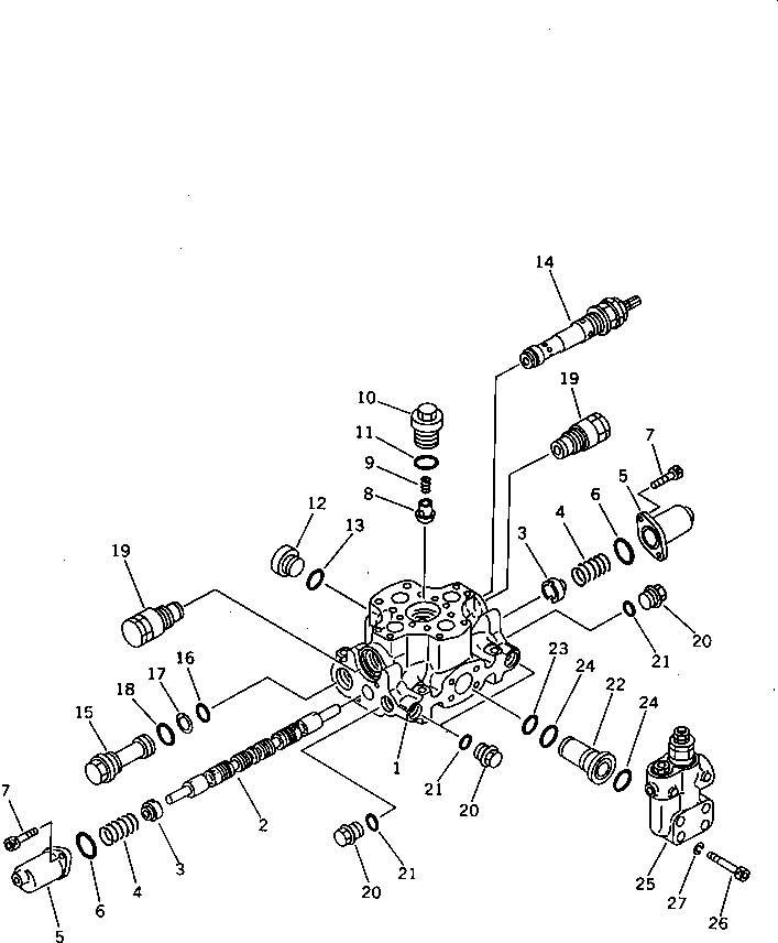 Клапан в сборе (700-90-99000) KOMATSU