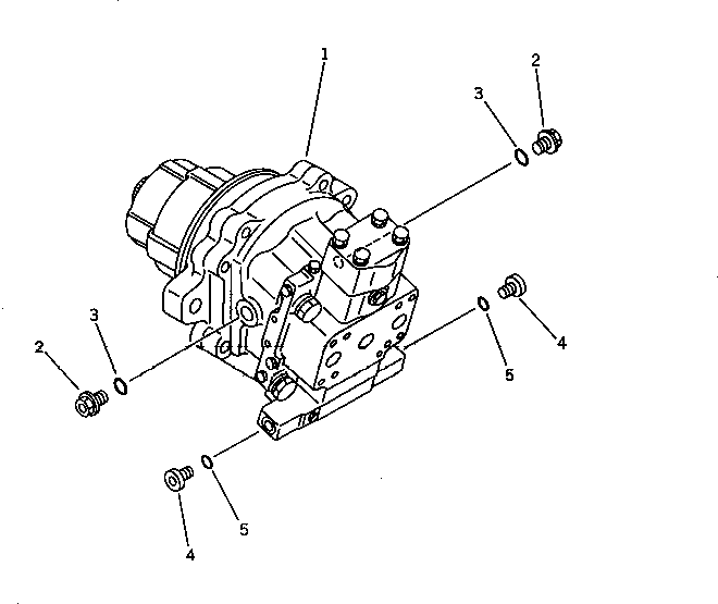 Мотор в сборе (706-87-03105) KOMATSU