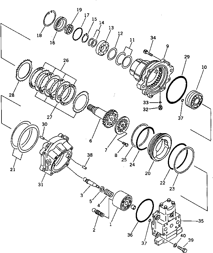 CASE,BRAKE (\7\706-77-42012) KOMATSU