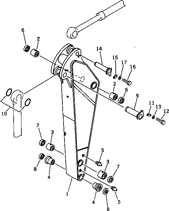 SHORT ARM ASS'Y 209-944-0050 KOMATSU