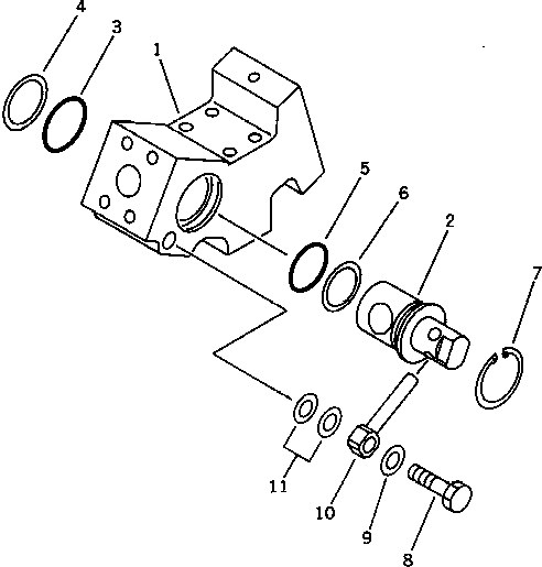 Палец \0\202-970-2210 KOMATSU