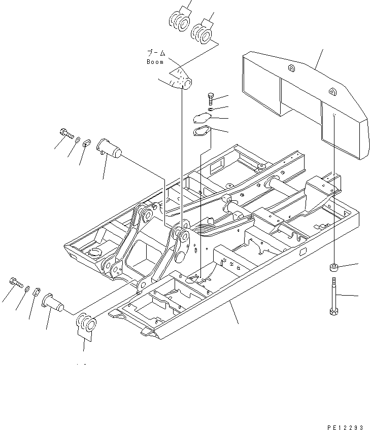 FRAME,(SEE FIG.4602.4602A-1) 21N-46-11150 KOMATSU