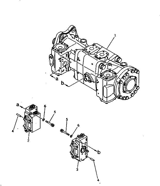 SERVO VALVE ASS'Y,REAR (708-27-07280) KOMATSU