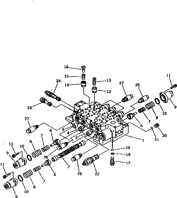 Клапан в сборе 709-14-91303 KOMATSU