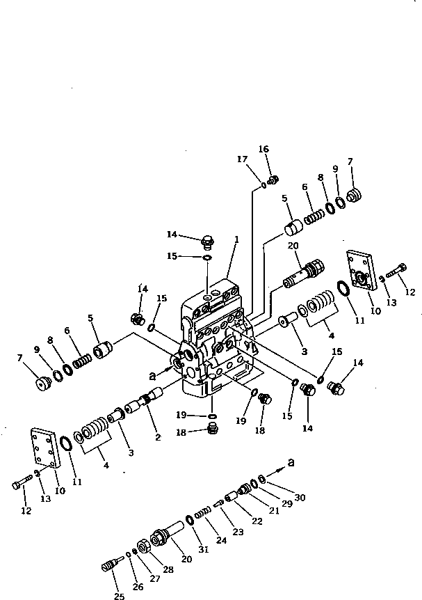 Клапан в сборе 706-77-85600 KOMATSU