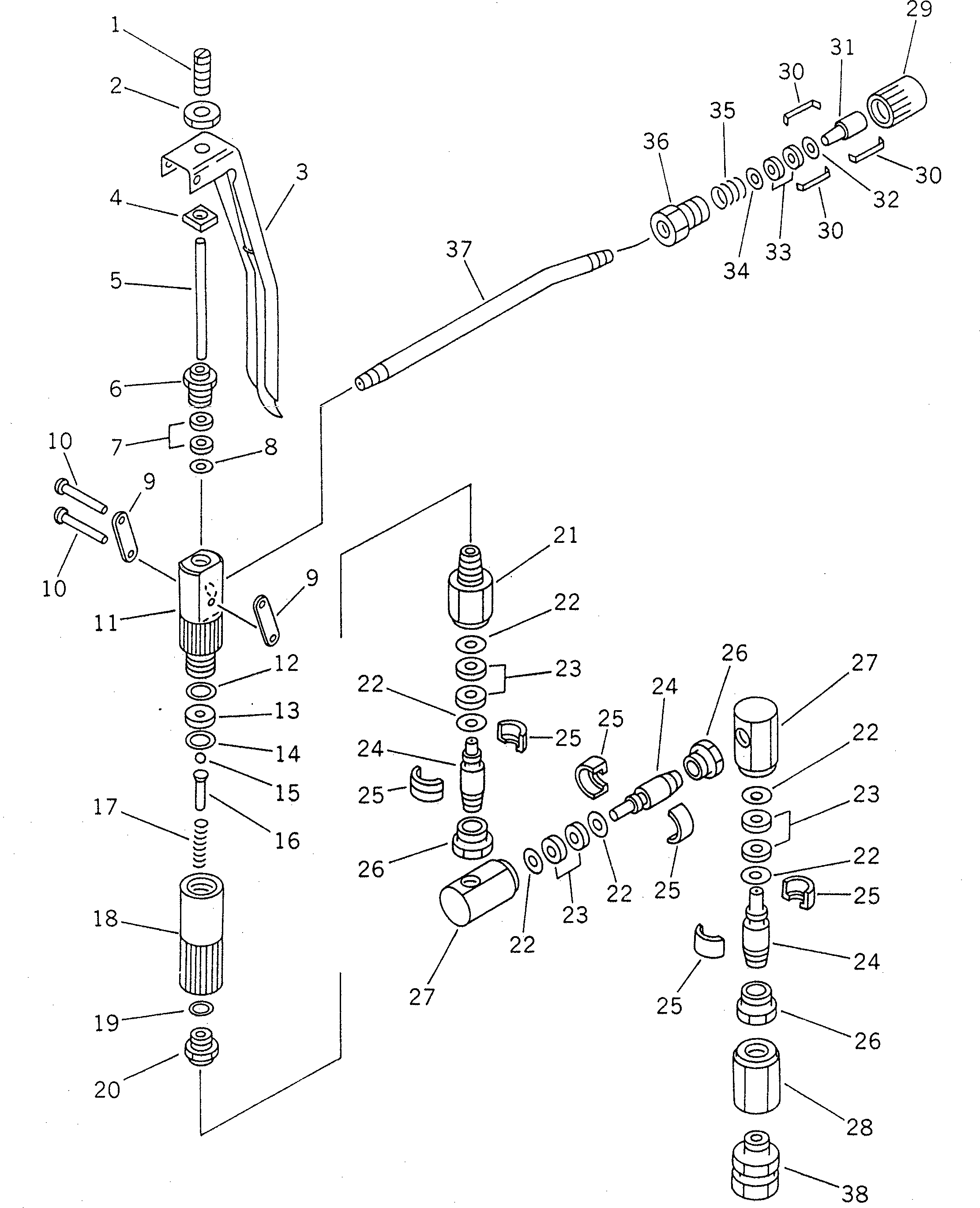 GREASE PUMP GROUP (\8\21N-68-X1000) KOMATSU