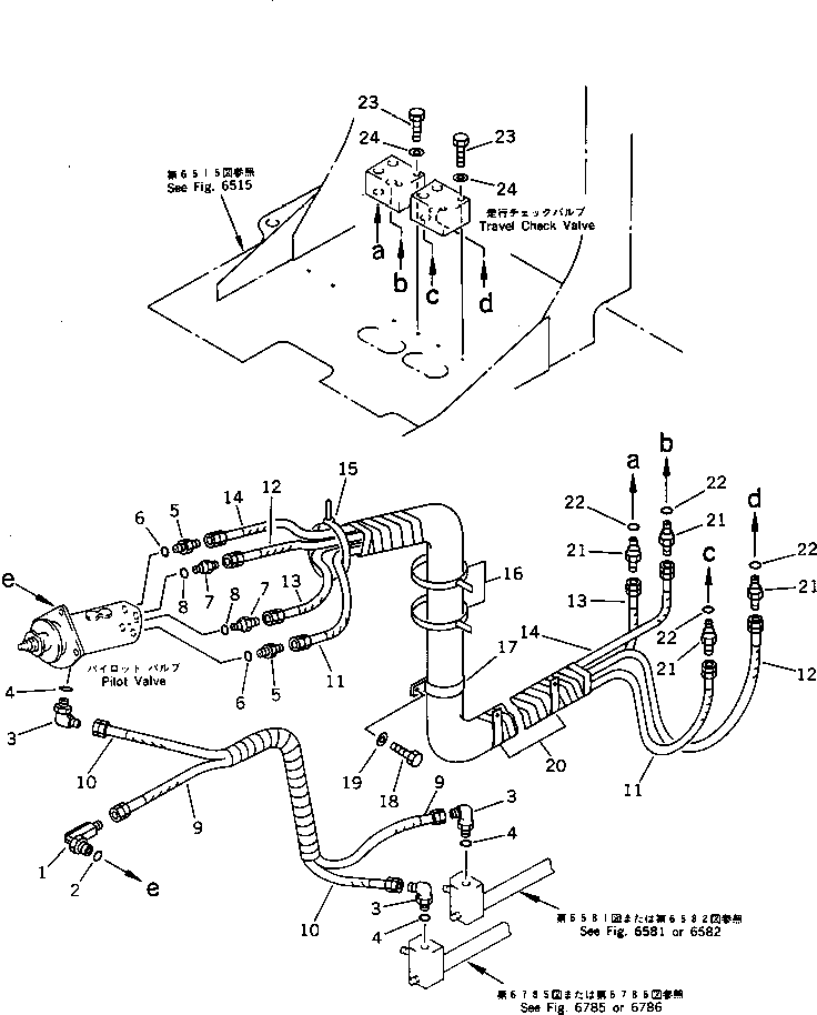Шланг в сборе 21N-62-17171 KOMATSU