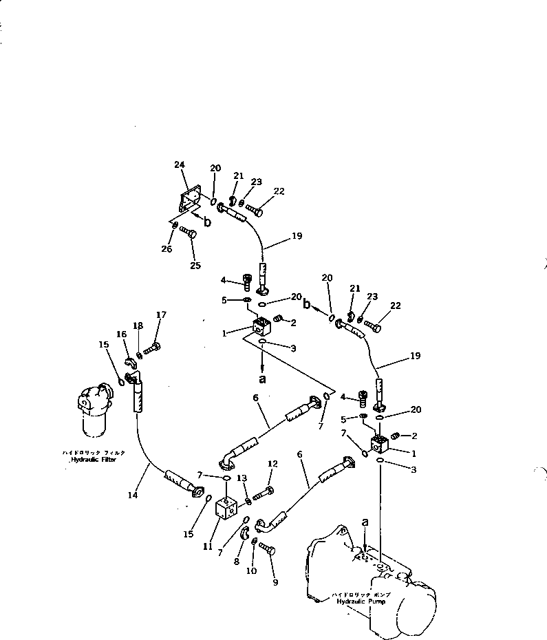 Шланг 07085-00608 KOMATSU