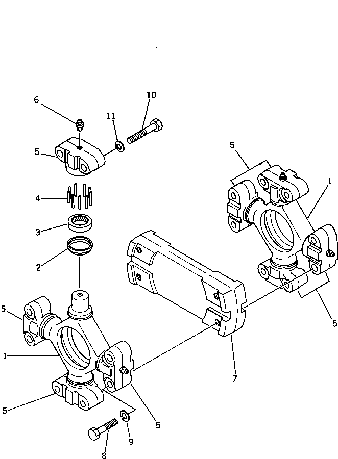 UNIVERSAL JOINT A. 154-20-02001 KOMATSU
