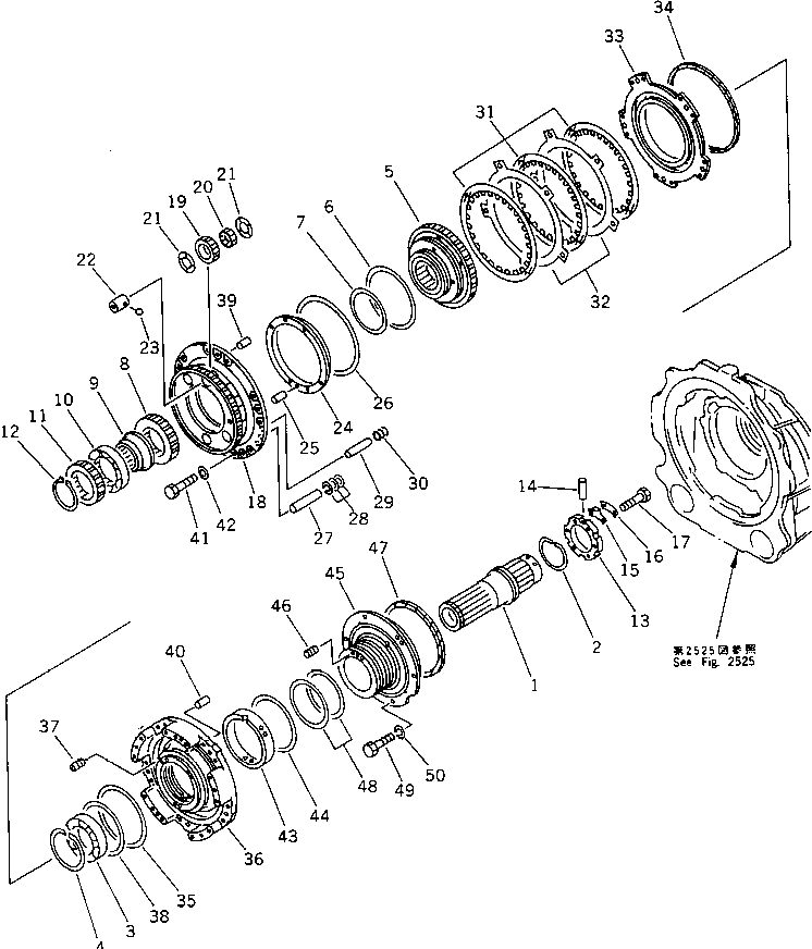 Упорное кольцо 175-15-62830 KOMATSU