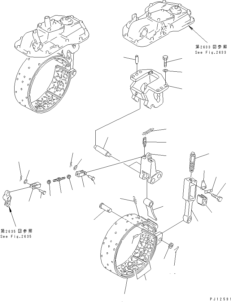 BRAKE BAND ASS'Y \0\154-33-11101 KOMATSU