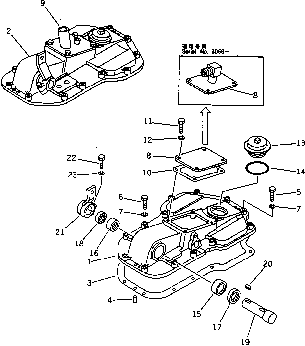 Прокладка \0\154-33-22181 KOMATSU