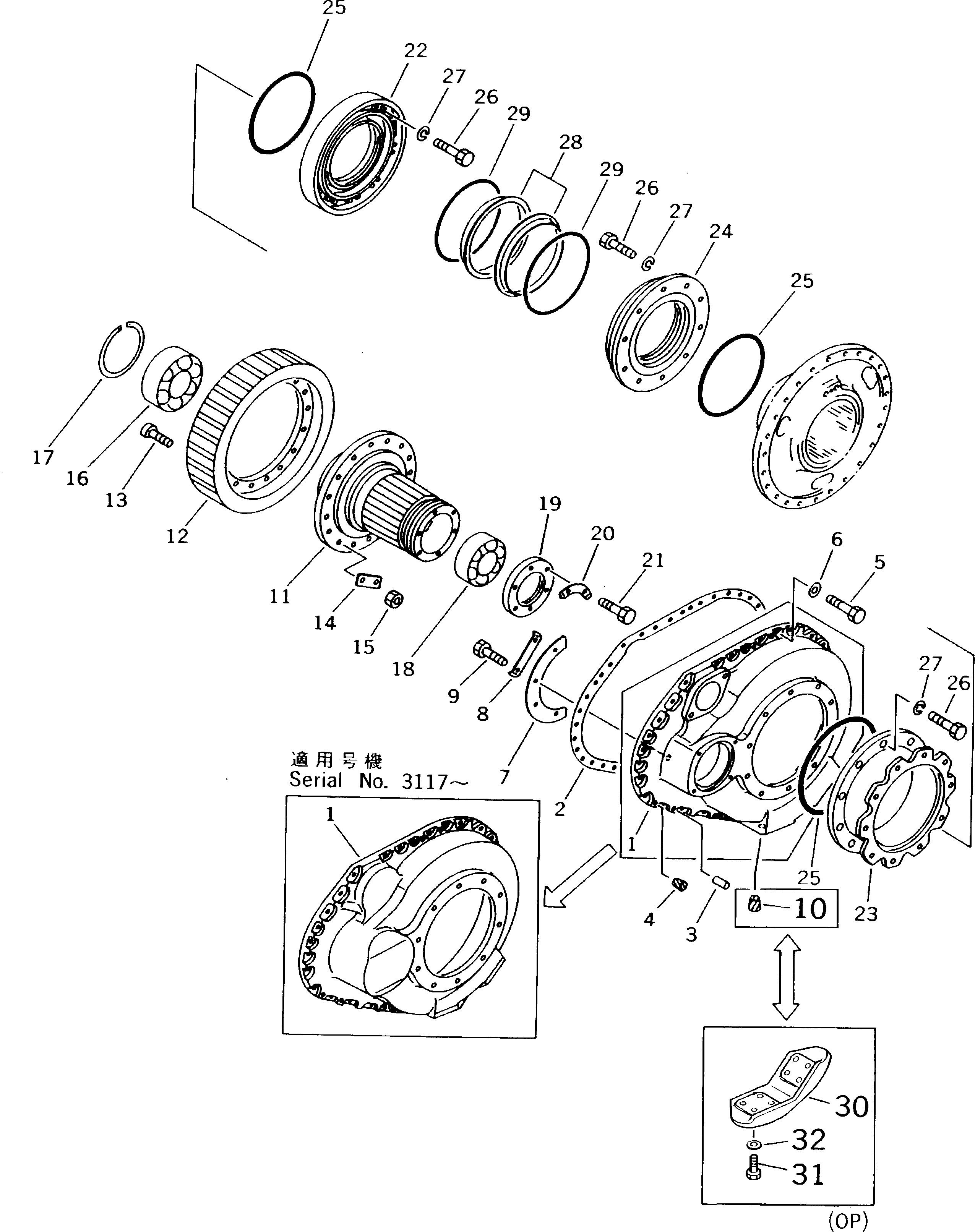 Проставка 154-27-15211 KOMATSU